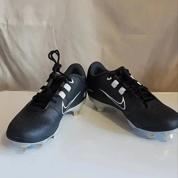Nike Hyperdiamond 4 Pro Metal Softball Cleats, Size 7.5, Black, New - Picture 4 of 9